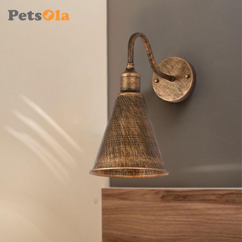 Đèn treo tường để sử dụng ngoài trời, đèn đầu giường bằng sắt cho gia đình và phòng tắm