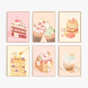 Sweet Treats Canvas Art Món tráng miệng Người yêu Trang trí tường
