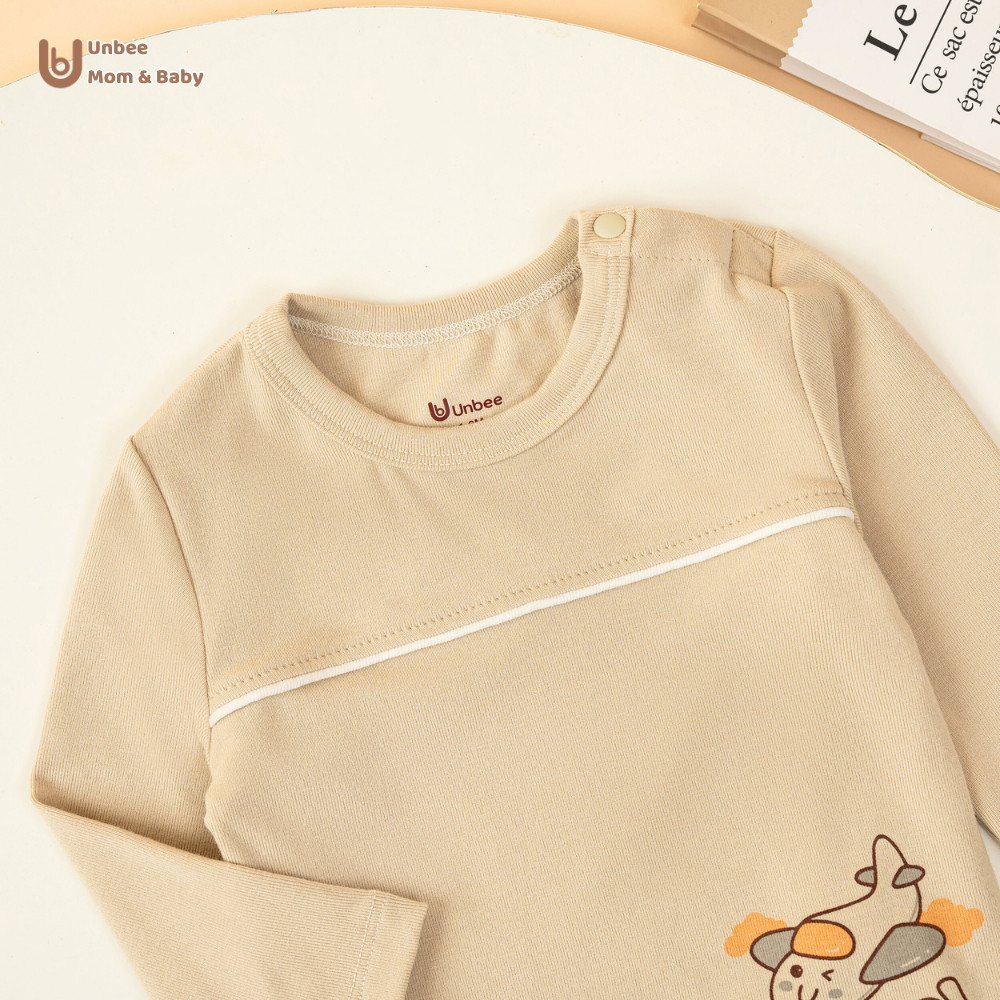 Bộ thể thao dài tay bé trai bé gái UNBEE - Bộ quần áo thu đông cho bé size 6 tháng đến 3 tuổi