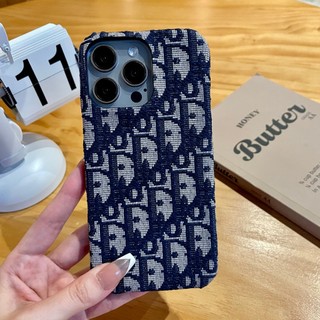 Ốp Điện Thoại Họa Tiết Vải Thêu Cho iPhone 17promax 17Air 17pro 17 Ốp Lưng 16 15 14 13 12 11 ProMax Plus Da Bảo Vệ Armo 16plus Vỏ Điện Thoại