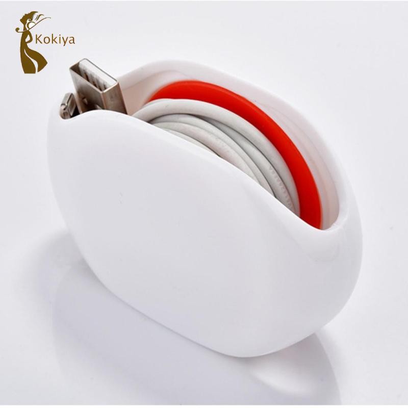 Kokiya Tự Động Tai Nghe Dây Cáp Tổ Chức Quấn Có Thể Thu Vào Dây Winder Giá Đỡ Dụng Cụ