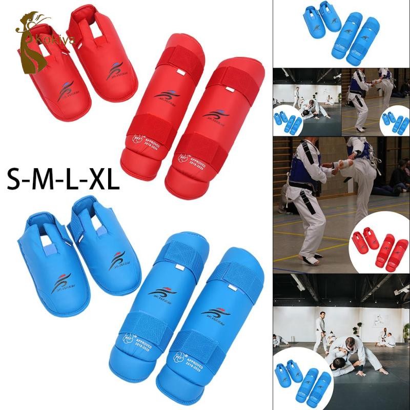Strike Shin Guards Leg Guards Mắt cá chân Shin Kick Pads Hỗ trợ Kick độn cho bàn chân