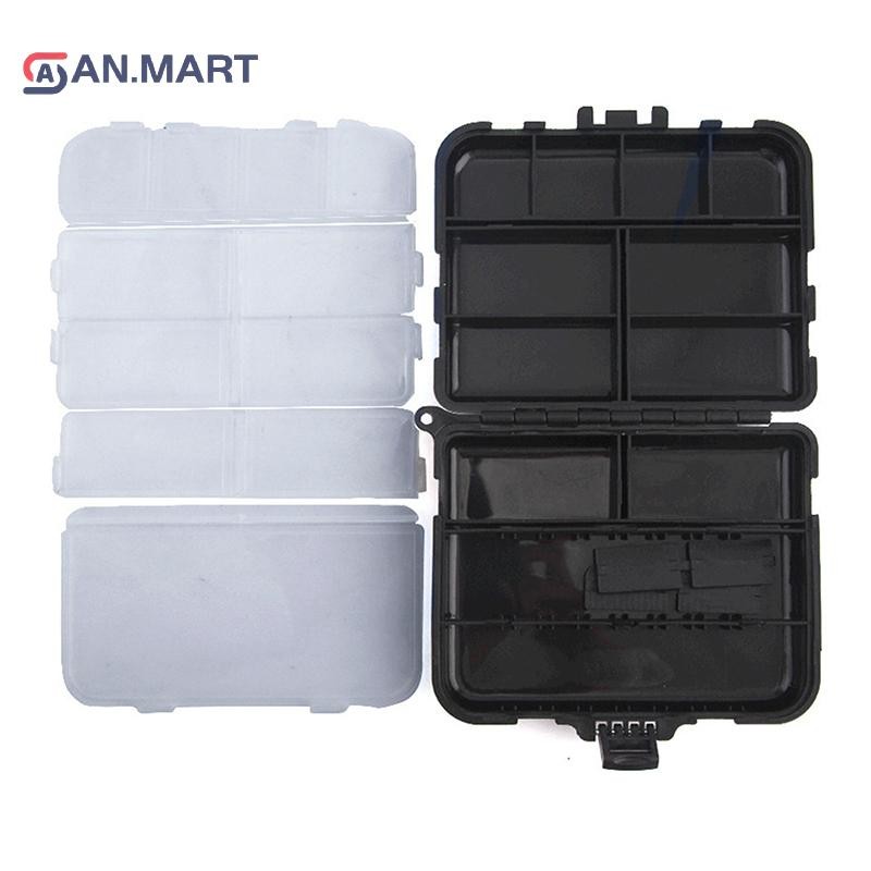 Bigdealssuper Hộp đựng dụng cụ câu cá hai lớp có thể tháo rời Hộp đựng mồi, 60-100 vật phẩm siêu