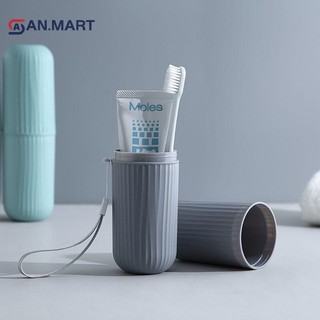 Bigdealssuper Du Lịch Di Động Bàn Chải Đánh Răng Cốc Phòng Tắm Kem Đánh Răng Hộp Bảo Quản Hộp Bảo Quản Du Lịch Đồ Vệ Sinh Lưu Trữ Cốc Ý Tưởng Mới Siêu