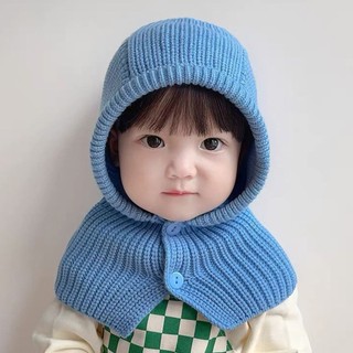FILL Mũ Bảo Vệ Tai Cho Bé, Mũ Dệt Kim Dày Ấm Áp, Dệt Kim Hợp Thời Trang Màu Tích Hợp Sợi Beanie Cap Bé Trai Bé Gái