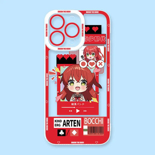 Vỏ Cho Samsung Galaxy A24 A34 A05 A05S A52 A04 A04E A23 S22 Ultra Plus Ốp Lưng Trong Suốt Bảo Vệ Toàn Diện Anime Bocchi The Rock Thời Trang Sang Trọng Ví Chống Rơi