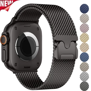 Dây đeo vòng Milanese từ tính cho Apple Watch Ultra 3 49mm 11 10 42 / 46mm 9 8 7 41 / 45mm