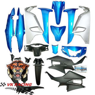 Dàn áo wave a 110 (2017-2025) xanh lam xanh dương - tặng team 3 lớp