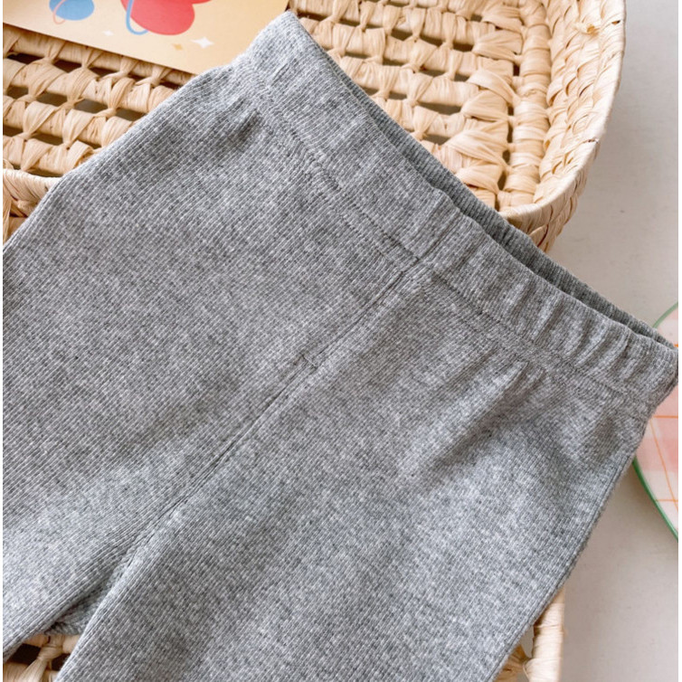 ​Quần legging bé gái Gấu nhỏ Cherry Quần ngoài mỏng mùa hè Size 90-140​ B7KR