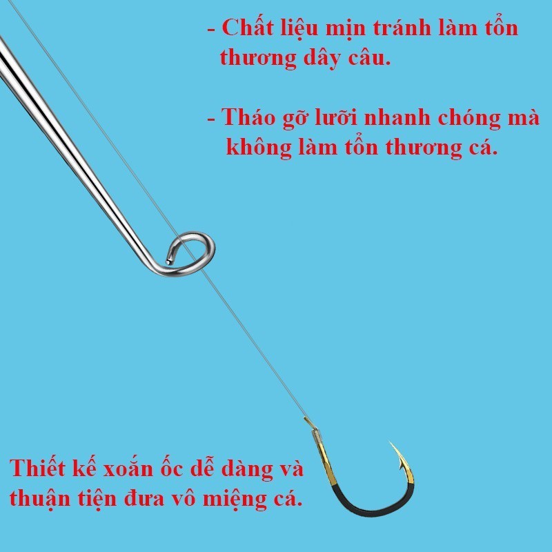 【COD】Bộ dụng cụ gỡ lưỡi câu chuyên nghiệp cho ngư dân, chất liệu inox bền bỉ, dễ dàng mang theo khi đi câu cá