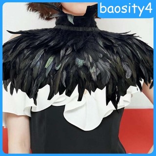 Áo khoác lông giả Gothic quấn vai, phù hợp hóa trang vàwear trong các dịp lễ đặc biệt