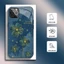 Ốp lưng cho kính cường lực IPHONE 11, 11 PRO, 11 PROMAX, PATTER HOA XANH chất lượng cao