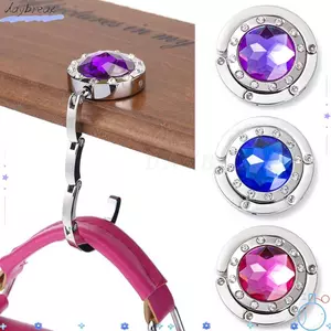 Móc túi để bàn DAYBREAK, Móc treo túi xách gấp, Móc treo túi xách di động đa chức năng bằng kim loại di động có thể gập lại cho bàn làm việc