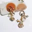 PNPIA- Túi đi biển sành điệu Charms Móc khóa Sao biển để trang trí xe hơi và thời trang ven biển