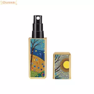 Chai Nước Hoa Mini OUSXA, Chai Xoay Xịt 5ml Di Động, Bình Xịt Bảo Quản Rỗng Có Thể Đổ Lại Hộp Đựng Mỹ Phẩm Rỗng