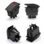 FANIELLAPOWELL Marine Rocker Switch, 4 Pin SPST Boat Rocker Switch, Chống nước ON- 12V 20A DPST LED Rocker Switch cho ATV