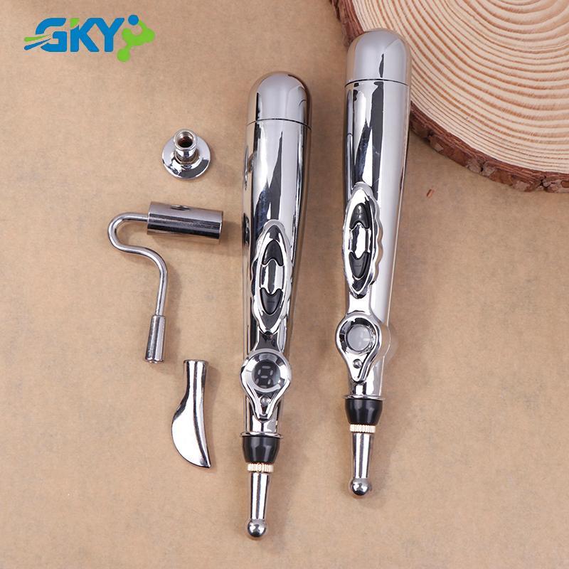 GKY 2 / 5 Đầu Bút Châm Cứu Điện Châm Cứu Điểm Massage Bút Kinh Tuyến Năng Lượng Massage Bút Giảm Đau Massage Bút GKY