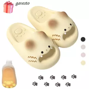 Dép Mèo GAVESTO, Chống Thấm Nước Mũi Đóng Kitty Mules, Chống Trượt Đáy Mèo Mềm Dép Mèo Nhà