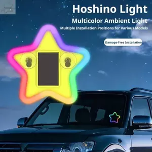 Đèn LED AWNGD, Đèn khí quyển ô tô chạy bằng nhựa, Cảm biến thông minh đa năng Đèn cửa sổ trang trí tự động