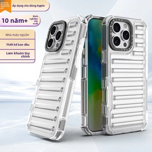 ốp lưng Thích hợp cho vỏ điện thoại di động dòng iPhone16 Apple 15 viên nang màu trong suốt chống rơi chống oxy hóa vỏ điện thoại di động