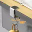HL 1 / 2 / 4 cái 360° Móc bàn bằng thép xoay được - Lắp đặt không phá hủy, có thể tháo rời cho bàn làm việc văn phòng, ký túc xá trường học LMWU