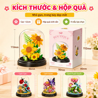 Đồ chơi mô hình lắp ráp hạt nhỏ, dùng để xây dựng, trang trí, quà tặng sáng tạo cho bàn làm việc, đẹp và dễ thương
