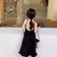 Phiên bản Hàn Quốc (90-140) Đầm đi biển dây lưng phong cách phương Tây