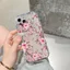 Ốp Lưng Nhỏ Màu Đỏ Anh Đào Hồng Hoa Cúc Hoa Dành Cho IPhone X X Xs Xr 7 8 Plus 11 12 13 14 Pro Max Xs Max Ốp Lưng Silicon Mềm INS