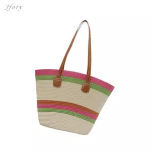 Túi Tote Jfory dành cho nữ Túi xách dệt Satchel Boho để đi du lịch mùa xuân