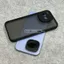 Thích hợp cho IQOOZ11 Turbo Black Edge Frosted Phone Case Transparent Black Back Board Business Case cứng chống sốc