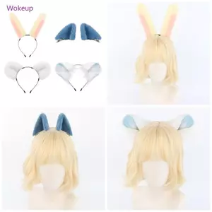 Woke Nữ Băng Đô Quấn Tóc Lông Thỏ Tai Anime Đảng Ảnh Gian Hàng Đạo Cụ Cho Bé Gái