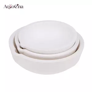 AqToCna Nhiệt Độ Cao Thạch Anh Bát Crucible Lò Nóng Chảy Đúc Tinh Chỉnh Vàng Bạc Đồng Dụng Cụ Trang Sức AqToCna