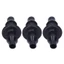 Bộ chuyển đổi ống thẳng YOLOGO 200 CÁI, Đầu nối ống 2 chiều chống rò rỉ 4 / 7mm, 2 chiều bền bỉ Nhẹ Dễ dàng lắp đặt Hệ thống phun nước vi mô lắp tưới vườn