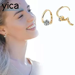 YICA Bông tai trị liệu bạch huyết, Bông tai rối Châm cứu Magnetherapy Bông tai Germanium, Để giảm cân Quà tặng Jewerrlry Bông tai thoát nước bạch huyết
