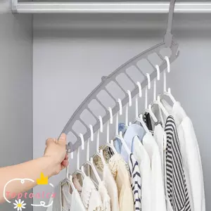 TOPTOOLCX Tủ Quần Áo Sắp Xếp Lưu Trữ, Chống Trơn Trượt Tiết Kiệm Không Gian Móc Treo Lưu Trữ, Móc Vải Nhựa Móc Một Phần Nhà