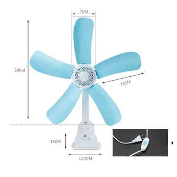 Quạt Mùa Hè 220V Breezer Cooler Văn Phòng Di Động Kẹp Điện Quạt Có Thể Điều Chỉnh 5 Lưỡi Đa Năng Giường Tắt Tiếng Bàn Kẹp Quạt