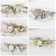 LUImo Handmade Lá Hướng Dương Vòng Tay Gốm Boho Có Thể Điều Chỉnh Trang Sức Cho Nữ Vintage Dân Tộc Quà Tặng SBS