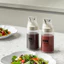 Chống Rò Rỉ Tự Động Lật Dầu Chai Dầu PET Trong Suốt Cho Nhà Bếp Nấu Salad Dầu
