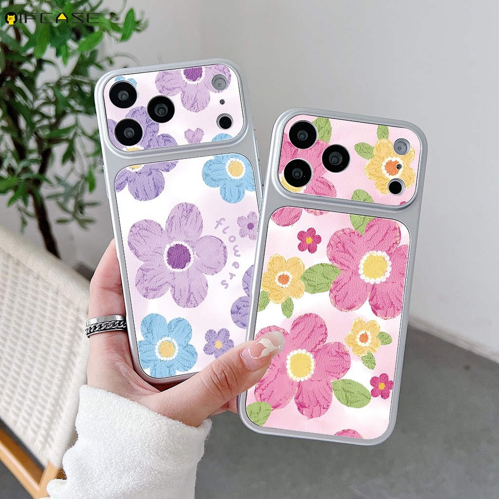 Dành Cho Xiaomi 17 Pro Max 15 15T 14 14T 13 13T 12 Ultra 12T 12S 12X Mi 11i 11X 11 Lite Pro Vỏ Điện Thoại Da PU Chuyển Màu Tím Hồng Nhiều Màu Sắc Sơn Hoa Bé Gái Vỏ