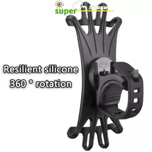 AN.MART Xoay 360 Độ Xe Đạp Điện Thoại Di Động Xe Điện Silicone Giá Đỡ Rider Điều Hướng Giá Đỡ VN