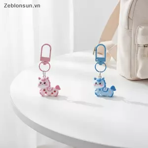 # HB # 1 / 6 Chiếc Móc Khóa Ngựa Dễ Thương Hoạt Hình Nhựa Năm Ngựa Móc Khóa Xe Móc Khóa Túi Đựng Chìa Khóa Mặt Dây Chuyền Phụ Kiện Trang Trí Quà Tặng Năm Mới.
