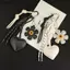 # HB # Da PU Trái Tim Túi Hoa Móc Khóa Vintage Handmade Boho Charm Mặt Dây Chuyền Cho Bapa Ví Nữ Phụ Kiện Quà Tặng.