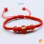 Vòng tay bện dây đỏ cung hoàng đạo Trung Quốc Năm mới Luy Trang sức dành cho nam nữ Quà tặng mới