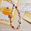 Thiết Kế Cam Juice Bear Dây Xích Điện Thoại Di Động Thành Phẩm Dễ Thương Ngày Bé Gái Hàn Quốc ccd Chống Mất Dây Dây Dây Treo 6.22