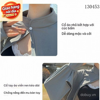 Giao hàng nội địa từ Việt Nam Quần áo bảo vệ nắng bằng lụa lạnh cho phụ nữ, mùa hè mới, bảo vệ UV, bán chạy, khăn choàng đa năng siêu tiên cho đạp xe, áo khoác ngoài che nắng