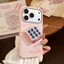 Ốp điện thoại giá đỡ bánh mì trái cây đầy màu sắc cho iPhone 17 Pro Max 16 15 14 13 Vỏ bảo vệ chống sốc