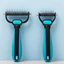 Dematting Deshedding Brush cho mèo Chó Tay cầm tiện dụng Dụng cụ chải lông Đồ dùng cho thú cưng