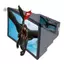 < WHPHous-t > Bộ khuếch đại màn hình điện thoại 3D 10 inch Thiết kế gấp Kính lúp Video HD Phim Kính lúp Điện thoại thông minh Giá đỡ Braet Đẹp