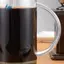 Dụng cụ pha cà phê Nồi ép kiểu Pháp có bộ lọc Thủy tinh Borosilicate cao Tay đấm hoạt động Nồi trà đa chức năng bằng gỗ-Lid-1000ml