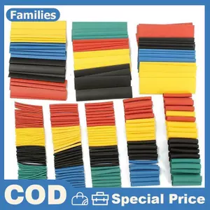 164 Chiếc Ống Co Nhiệt Cách Nhiệt Ống Co Dây Cáp Bộ